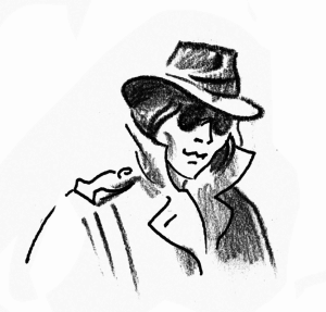 Investigator Lewis Illustration